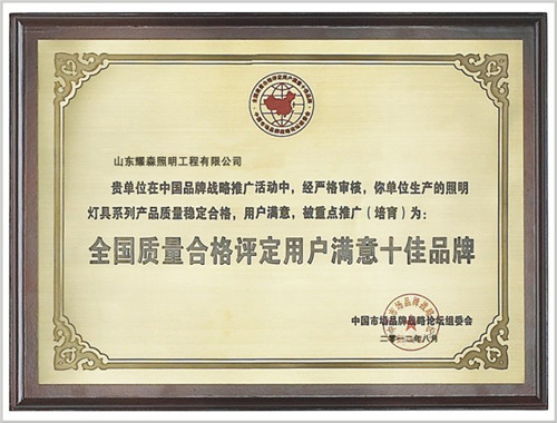 質量滿意品牌